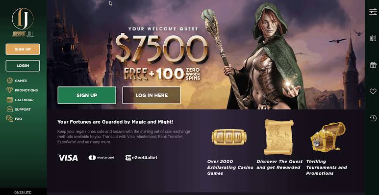 Jackpot Jill Casino — Live dealer casino tables lobby